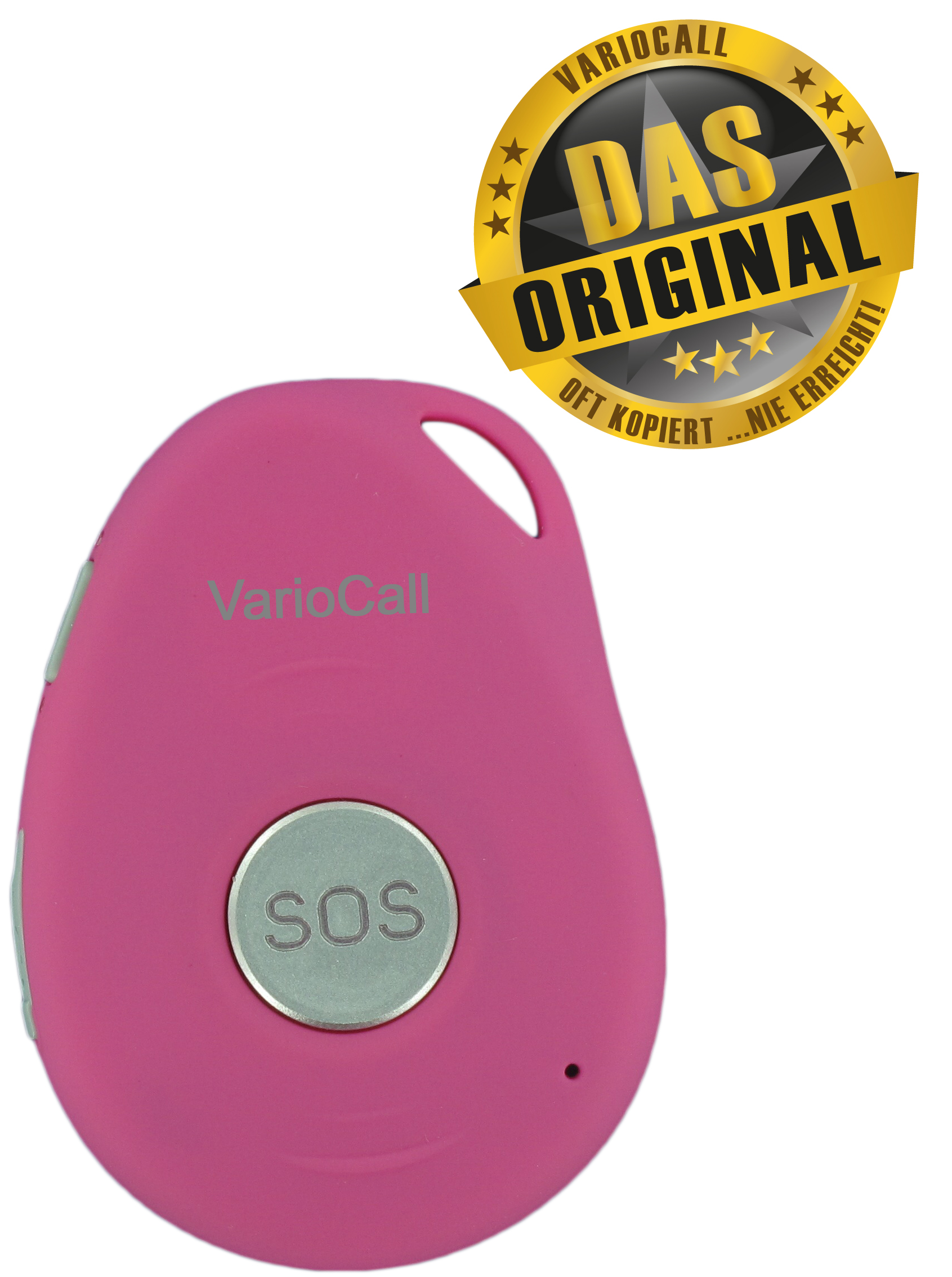 AAL Profiline VarioCall2: Mini Notrufsender mit GPS, pink | HC-405 